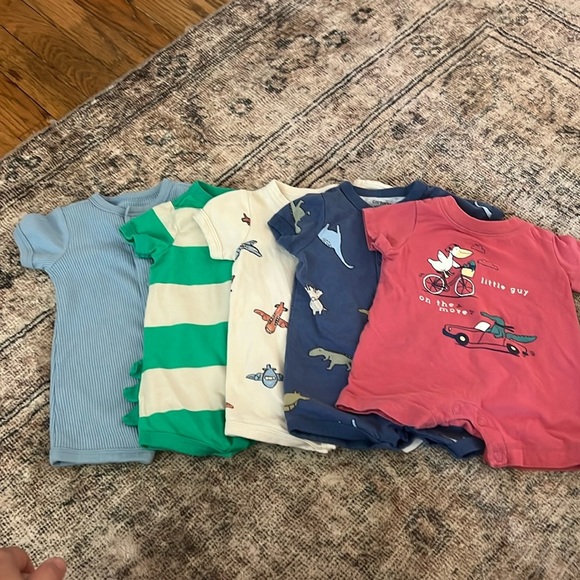 Carter’s Shorts Jumpers 5-Piece Bundle 3 Months - Picture 1 of 1